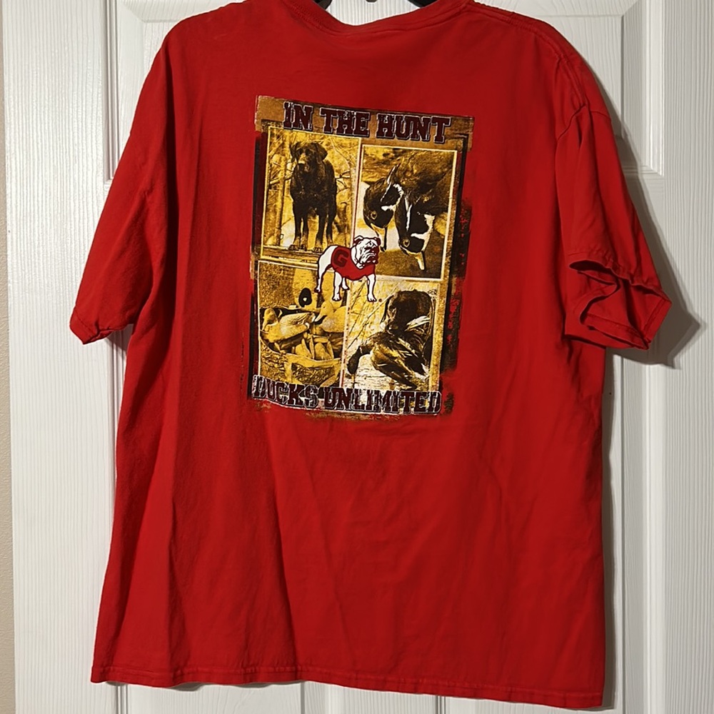 Men’s Red Ducks Unlimited Georgia T-Shirt Size: XL